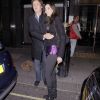 Paul McCartney et Nancy Shevell devant le Cecconi's, dans Mayfair à Londres, le 7 octobre 2011, à 48 heures de leur mariage.