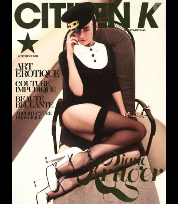 Diane Kruger, en couverture du magazine Citizen K d'octobre 2011.