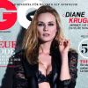 Sensuelle en lingerie, Diane Kruger pose en couverture du GQ allemand de mars 2011.
