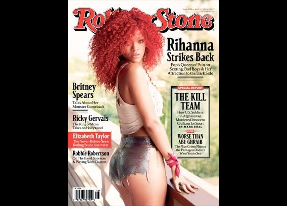 Rihanna en couverture de Rolling Stone