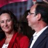Ségolène Royal et François Hollande, Université d'été du Parti socialiste, à La Rochelle, le 28 août 2011.