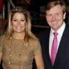 Le prince Willem-Alexander et la princesse Maxima des Pays-Bas à l'inauguration du 25e festival international Cinekid à Amsterdam, le 12 octobre 2011.