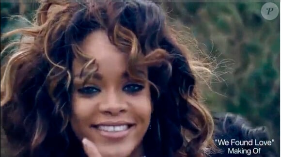 Rihanna dans un extrait du making of de son clip We Found Love.