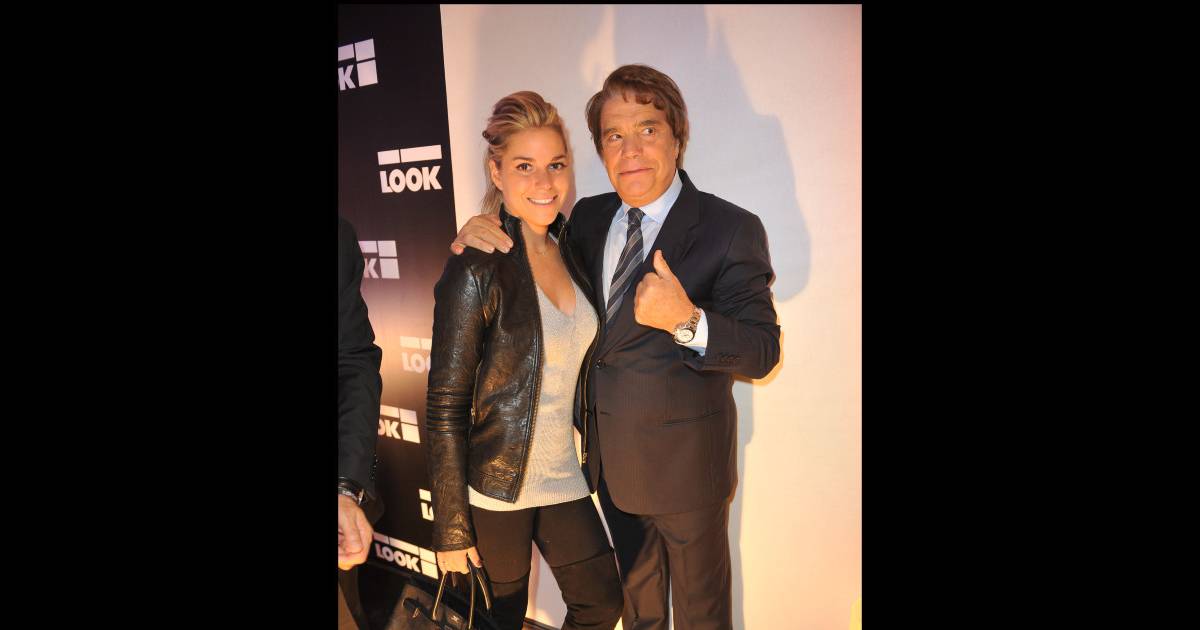 Bernard Tapie si fier avec sa fille, non loin d'Adeline ...