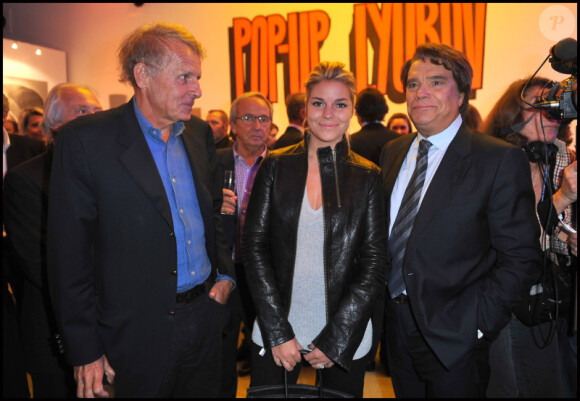 Patrick Poivre d'Arvor, Sophie et Bernard Tapie lors de la soirée d'inaguration de la boutique Look rue Saint-Honoré à Paris le 17 octobre 2011