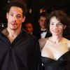 JoeyStarr et Béatrice Dalles à Cannes le 13 mai 2001.