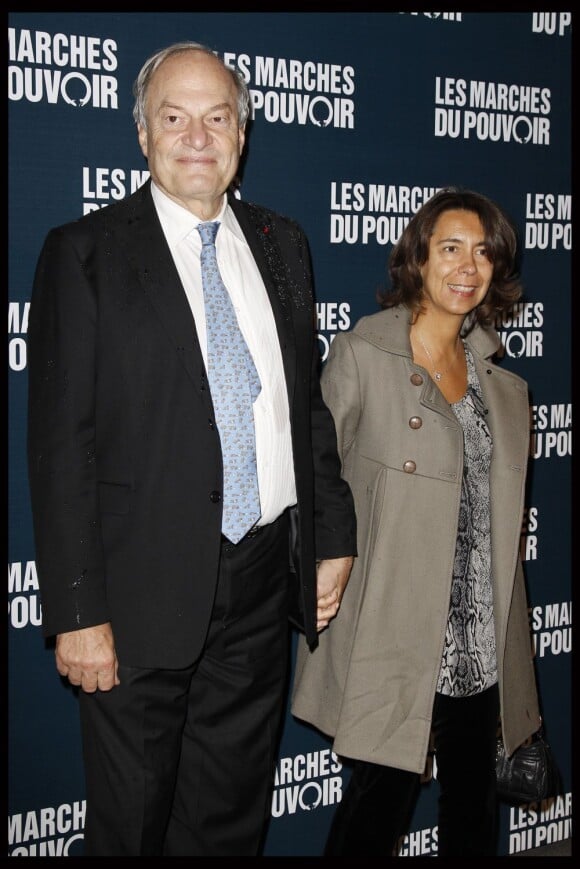 Michel Boyon et son épouse à la projection des Marches du pouvoir, le 18 octobre 2011.