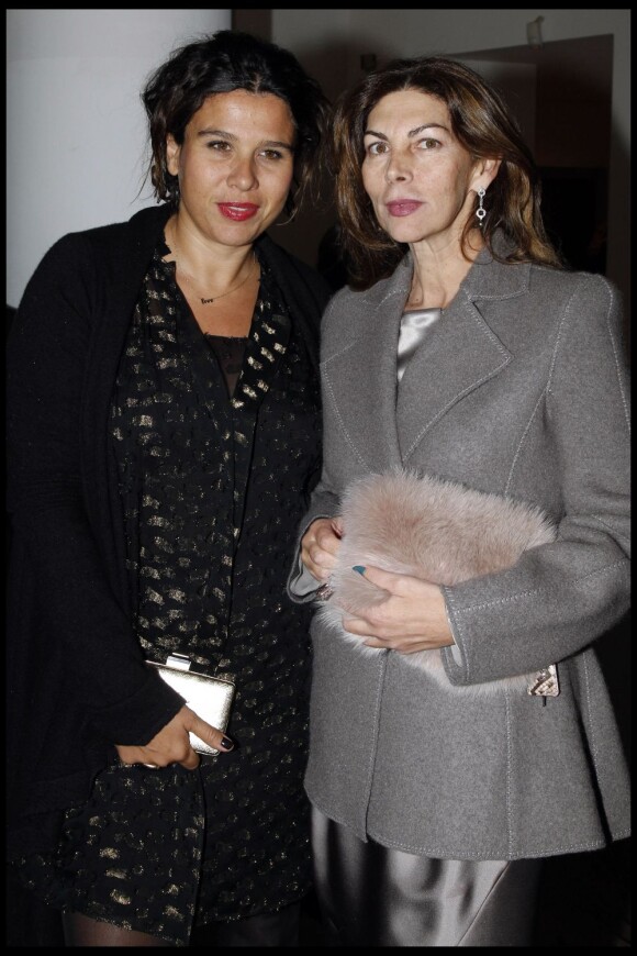 Delphine Pastor et Rita Caltagirone au dîner des Amis du Musée d'Art Moderne de la Ville de Paris, le mardi 18 octobre 2011.