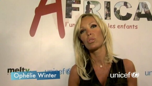 Ophélie Winter pour le projet Paris-Africa, à l'unisson pour les enfants, de L'Unicef, sortie prévue le 25 octobre 2011.