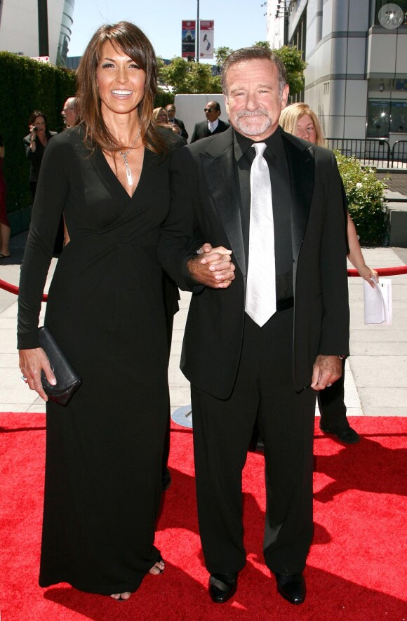 Robin Williams et Susan Schneider aux 62 ARTS CREATIVE EMMY AWARDS A LOS ANGELES le 21.08.10