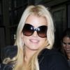 Jessica Simpson, enceinte, à l'aéroport de JFK à New York le 28 octobre 2011