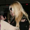 Jessica Simpson, enceinte, à l'aéroport de Lax à Los Angeles de retour de New York le 28 octobre 2011