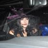 JESSICA ALBA ARRIVE A UNE FETE D'HALLOWEEN DEGUISEE EN SORCIERE le 29 octobre 2011