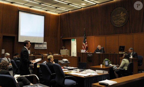 Procès de Conrad Murray accusé d'homicide involontaire sur Michael Jackson à Los Angeles le 31 octobre 2011 