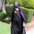 Jennifer Garner, enceinte et déguisée en sorcière pour Halloween, le 31 octobre 2011 en Californie