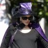 Jennifer Garner, enceinte et déguisée en sorcière pour Halloween, le 31 octobre 2011 en Californie