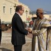 Le prince Albert II de Monaco recevait le 31 octobre 2011 en principauté le président du Mali Amadou Toumani Touré.