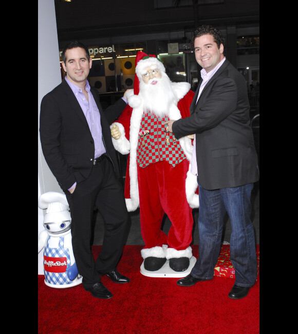 Hayden Schlossberg et Jon Hurwitz à Los Angeles pour l'avant première de A very Harold et Kumar 3D Christmas, le 2 novembre 2011.