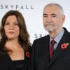 Barbara Broccoli et Michael G Wilson pour la première conférence de presse de Skyfall, à Londres le 3 novembre 2011.