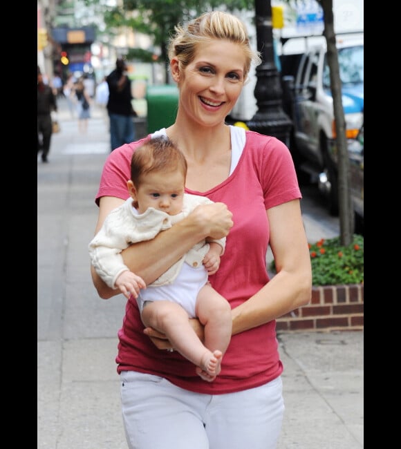 Kelly Rutherford et sa fille Helena en août 2009 à New York