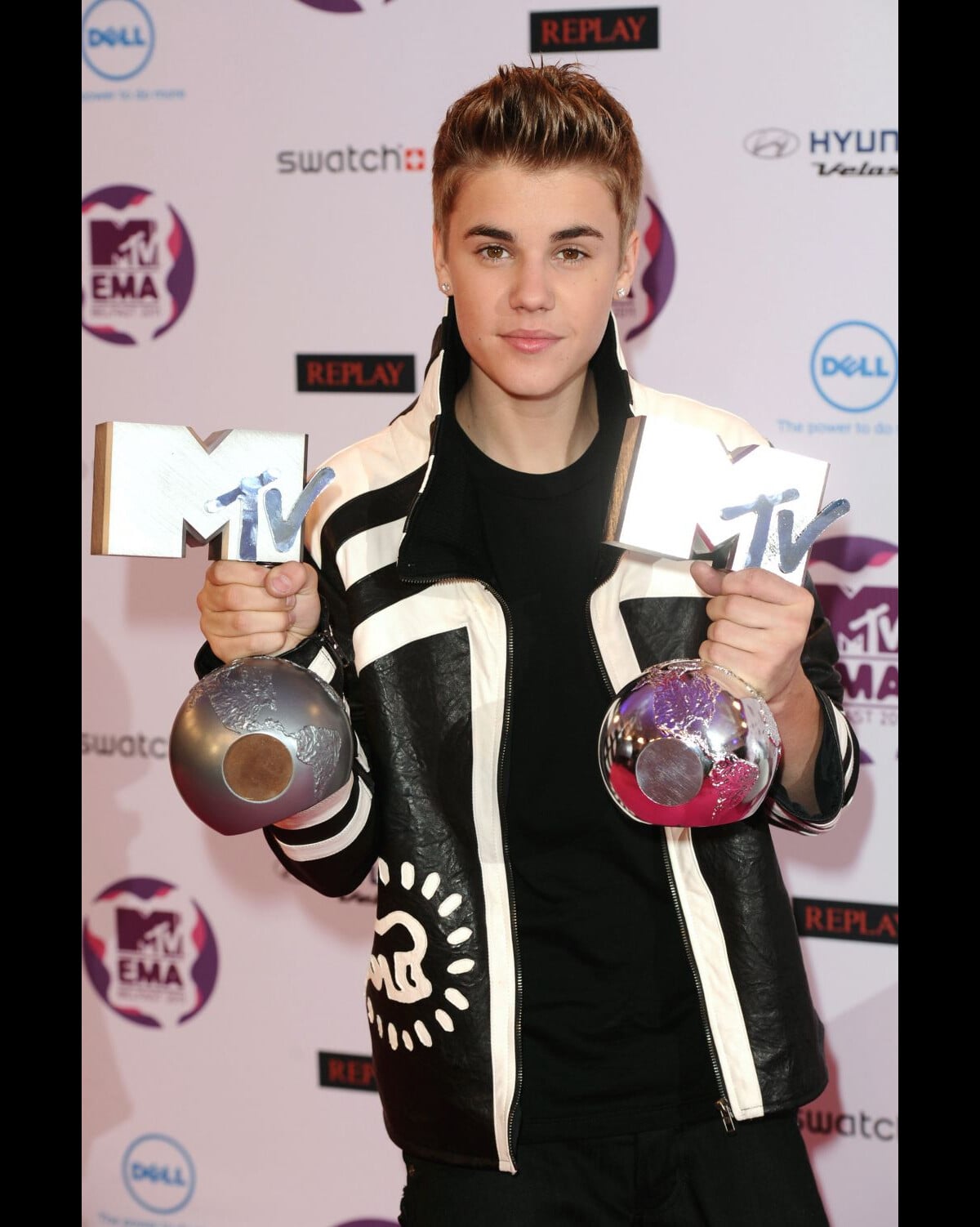 Photo : Justin Bieber aux MTV EMA à Belfast le 6 novembre 2011 - Ode