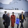 La princesse Mary de Danemark à Odense pour l'inauguration de nouvelles frégates de la Marine danoise, le 7 novembre 2011.
