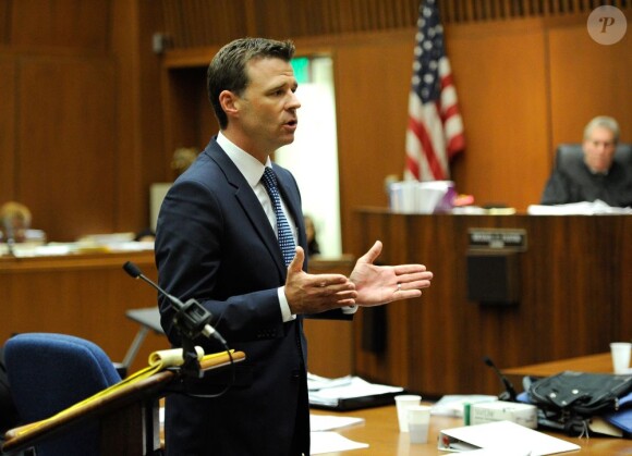Le procureur David Walgren lors du procès du docteur Conrad Murray à Los Angeles le 3 novembre 2011