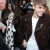 Justin Bieber et Selena Gomez déjeunent au restaurant  L'Avenue, de l'avenue Montaigne, à Paris, le mercredi 9 novembre 2011.