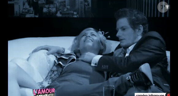 Lucie et Théo dans L'amour est aveugle le vendredi 11 novembre 2011 sur TF1