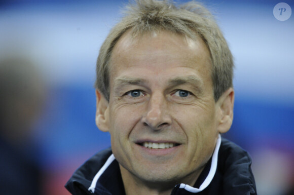 Jurgen Klinsmann lors de la victoire de l'équipe de France sur les Etats-Unis le 11 novembre au Stade de France à Saint-Denis