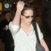 Kristen Stewart, à l'aéroport JFK de New York. Le 2 mars 2010.