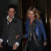 Kate Moss et Jamie Hince, du complice à Paris lors d'une virée shoppingle 14 novembre à Paris