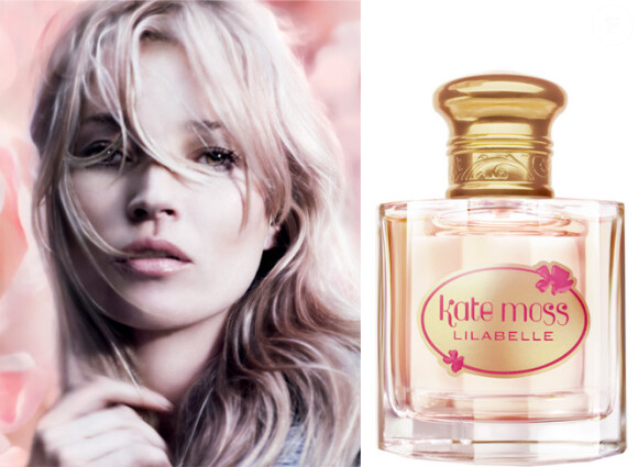 Kate Moss sur le visuel de Lilabelle, son nouveau parfum
