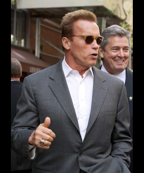 Arnold Schwarzenegger en septembre 2011 à New-York