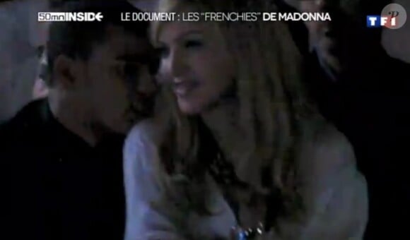 Brahim Zaibat et Madonna dans 50 minutes inside, sur TF1, el 19 novembre 2011.