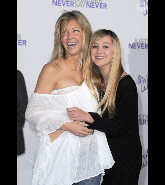 Heather Locklear et sa fille Ava en février 2011 à Paris