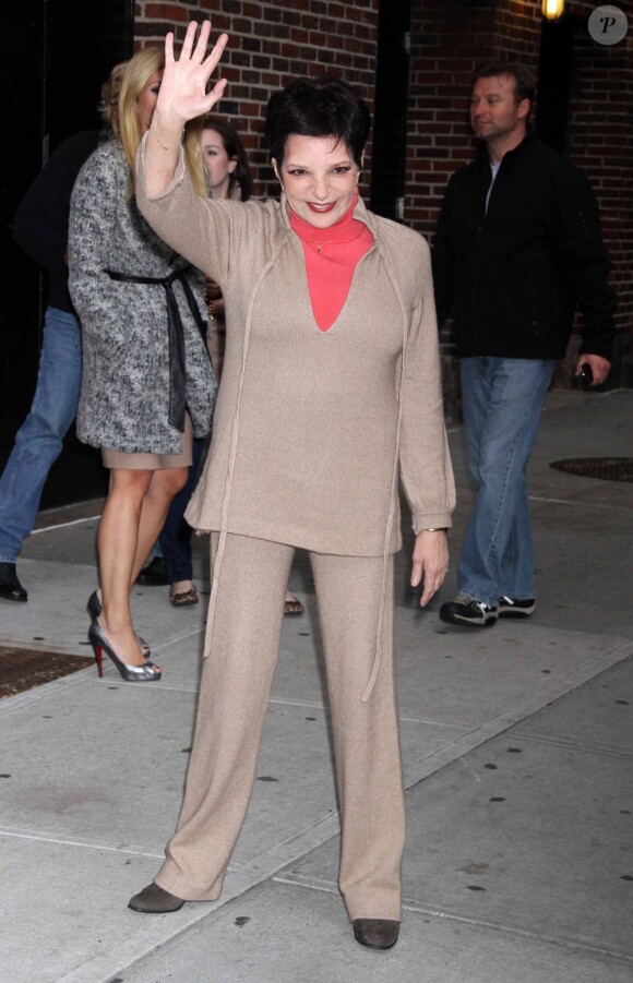 Liza Minnelli en novembre 2011.
