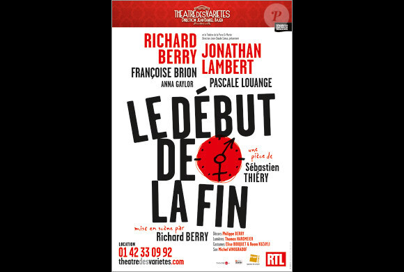 Le Début de la fin de Sébastien Thiéry, mise en scène de Richard Berry, aux Théâtre des Variétés, à partir du 13 décembre 2012.