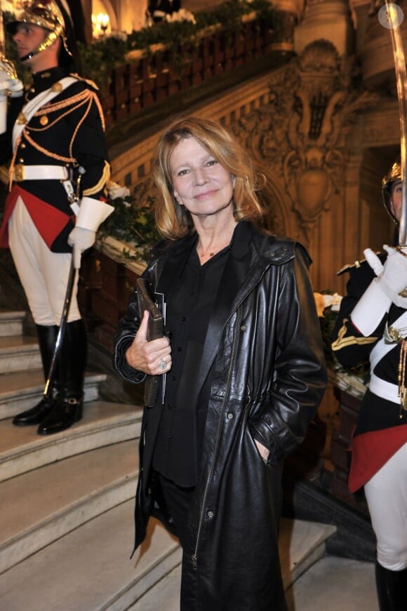 Nicole Garcia à l'Opéra Garnier, le 22 novembre 2011.