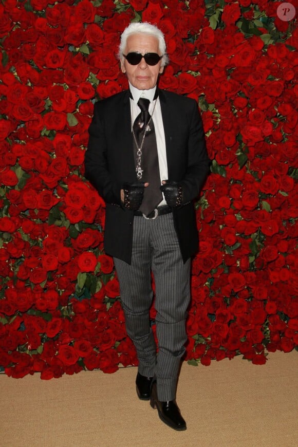 Karl Lagerfeld à New York, le 15 novembre 2011.