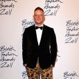 Gilles Deacon lors des British Fashion awards à Londres le 28 novembre 2011