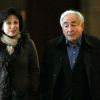 Dominique Strauss-Kahn et Anne Sinclair célèbrent leur 20e anniversaire de mariage en allant voir Intouchables au cinéma, à Paris, le 26 novembre 2011.