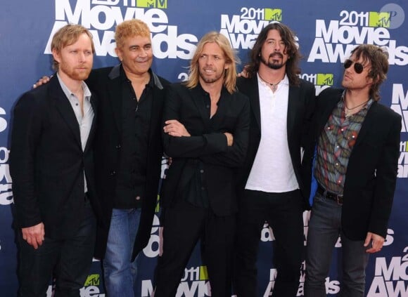 Les Foo Fighters à Los Angeles, le 5 juin 2011.