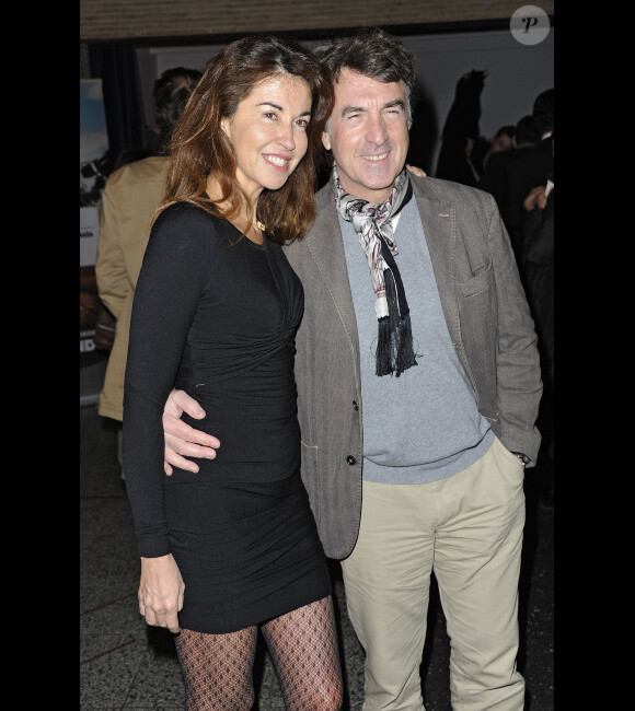 François Cluzet et sa femme Narjiss lors de la projection du film Intouchables à Berlin le 1er décembre 2011