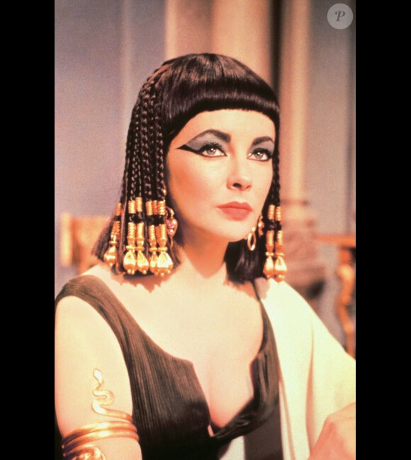 Elizabeth Taylor dans le fameux Cléopâtre (1963, archives).