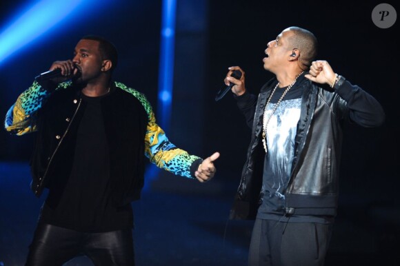 Kanye West et Jay-Z le 9 novembre 2011