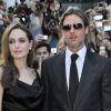Angelina Jolie et son mari Brad Pitt à Toronto le 10 septembre 2011