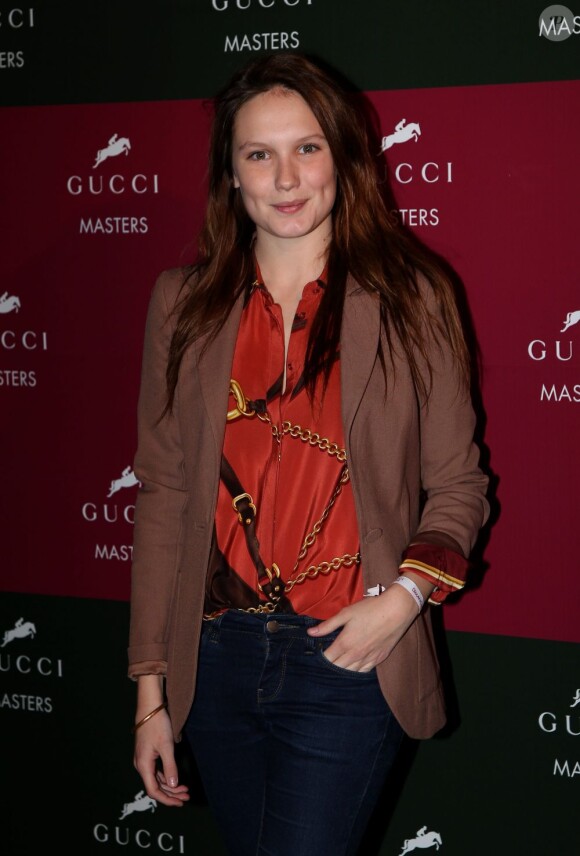 Ana Girardot lors de la clôture des Gucci Masters, le 4 décembre 2011.