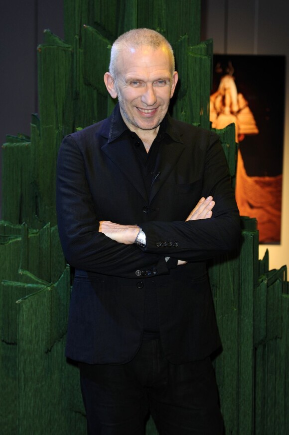 Jean-Paul Gaultier lors de l'inauguration de la 16e édition des Sapins de Noël du créateur