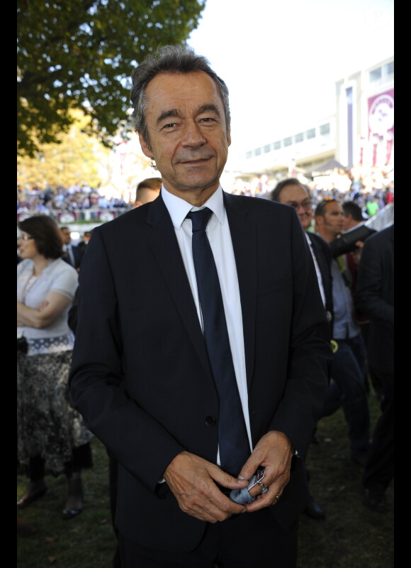 Michel Denisot le 2 octobre 2011 à Longchamp